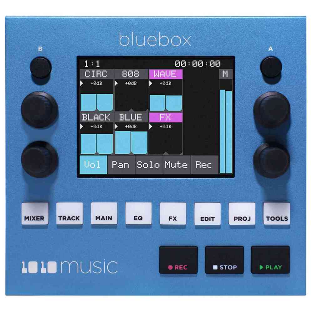 1010 Music Bluebox Desktop Compact Digital Recorder and Mixer Unit