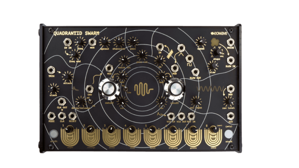 Eowave Quadrantid Swarm Desktop Semi-Modular Synth