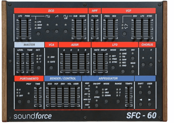 Soundforce SFC-60v3 USB MIDI Controller
