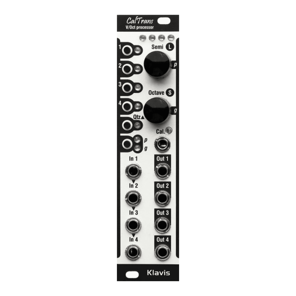 Klavis CalTrans Eurorack CV Calibrator and Transposer Module (Silver)