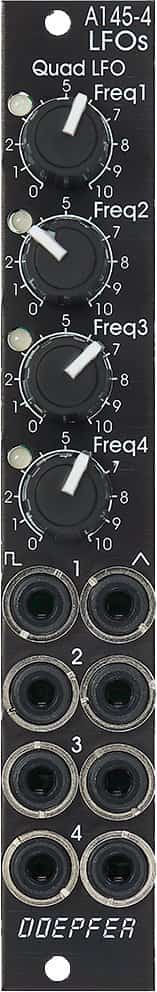 Doepfer A-145-4V Eurorack Quad LFO Module (Black)