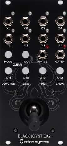 Erica Synths Black Joystick 2 Eurorack Controller Module