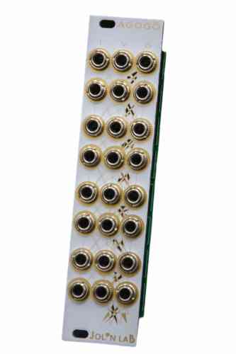 Jolin Lab Agogo LPG Eurorack Mixer Module (White Mirror)