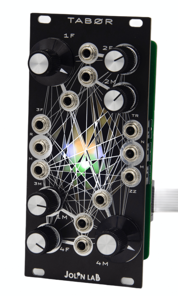 Jolin Lab Tabor Eurorack Rhythmic Oscillator Module (Black Mirror)