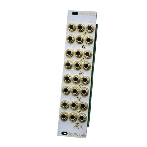 Jolin Lab Agogo LPG Eurorack Mixer Module (White Mirror)