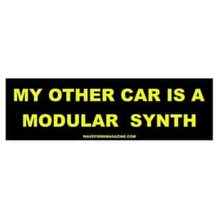 ‘My Other Car..’ Waveform Magazine Bumper Sticker