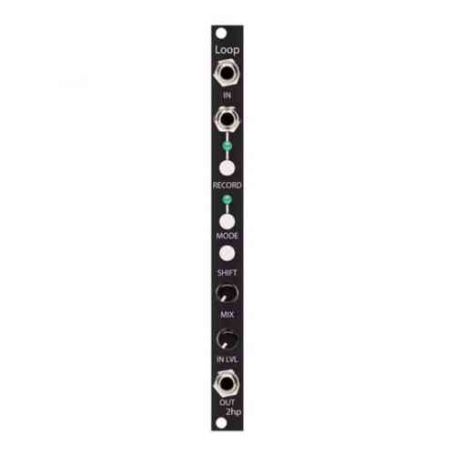 2hp Loop Audio Recorder and Looper Eurorack Module (Black)