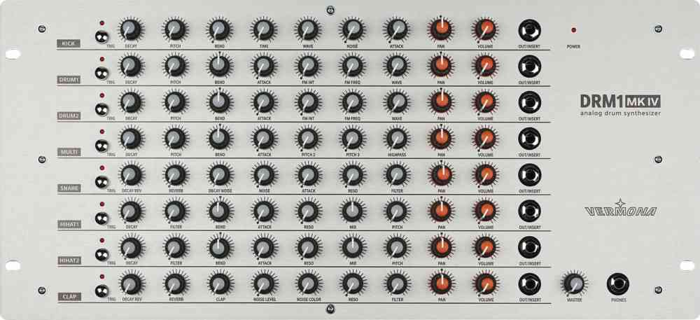 Vermona DRM1 MKIV Analog Drum Synthesizer (Standard)