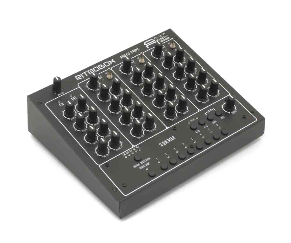 AVP Synth Ritmobox Analog Drum Synthesizer (Black)