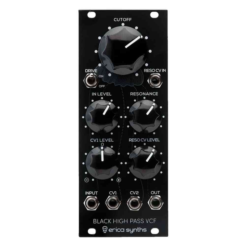 Erica Synths Black High Pass Filter Eurorack VCF Module