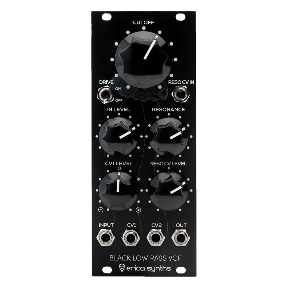 Erica Synths Black Low Pass Filter Eurorack VCF Module