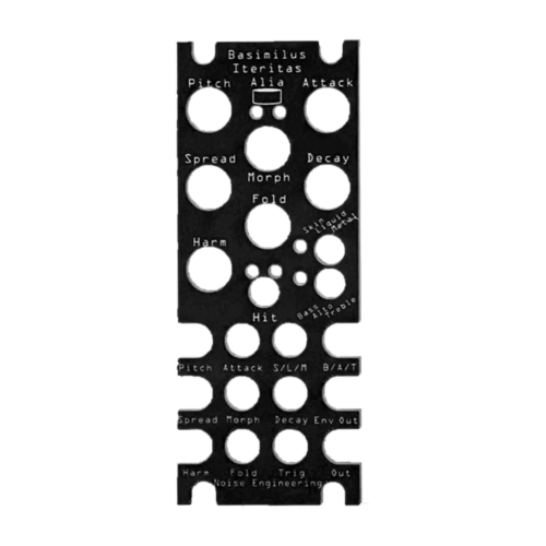 Noise Engineering Basimilus Iteritas Alia Overlay Panel (Black)