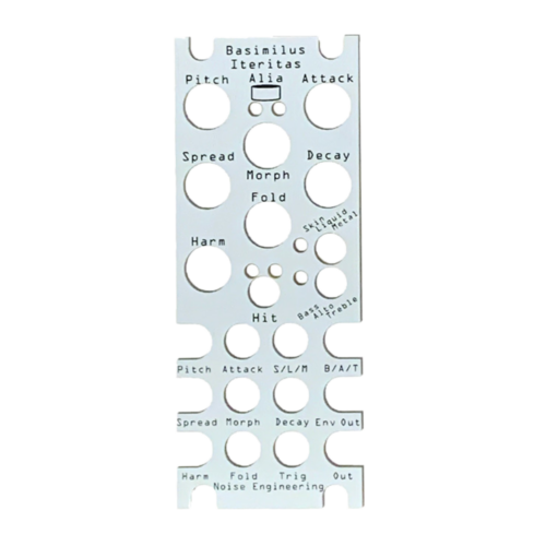 Noise Engineering Basimilus Iteritas Alia Overlay Panel (Silver)