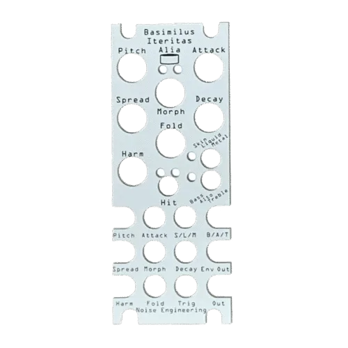 Noise Engineering Basimilus Iteritas Alia Overlay Panel (Silver)