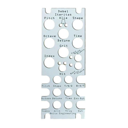 Noise Engineering Debel Iteritas Alia Overlay Panel (Silver)