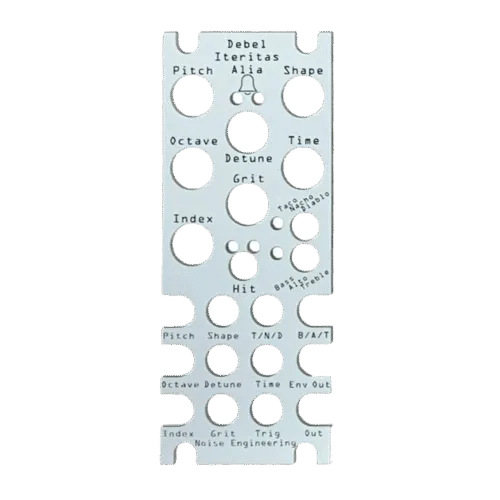 Noise Engineering Debel Iteritas Alia Overlay Panel (Silver)
