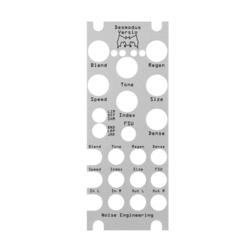 Noise Engineering Desmodus Versio Overlay Panel (Silver)