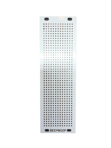 BeepBoop Electronics Eurorack Blank Panel (3U 8hp Perfboard White)