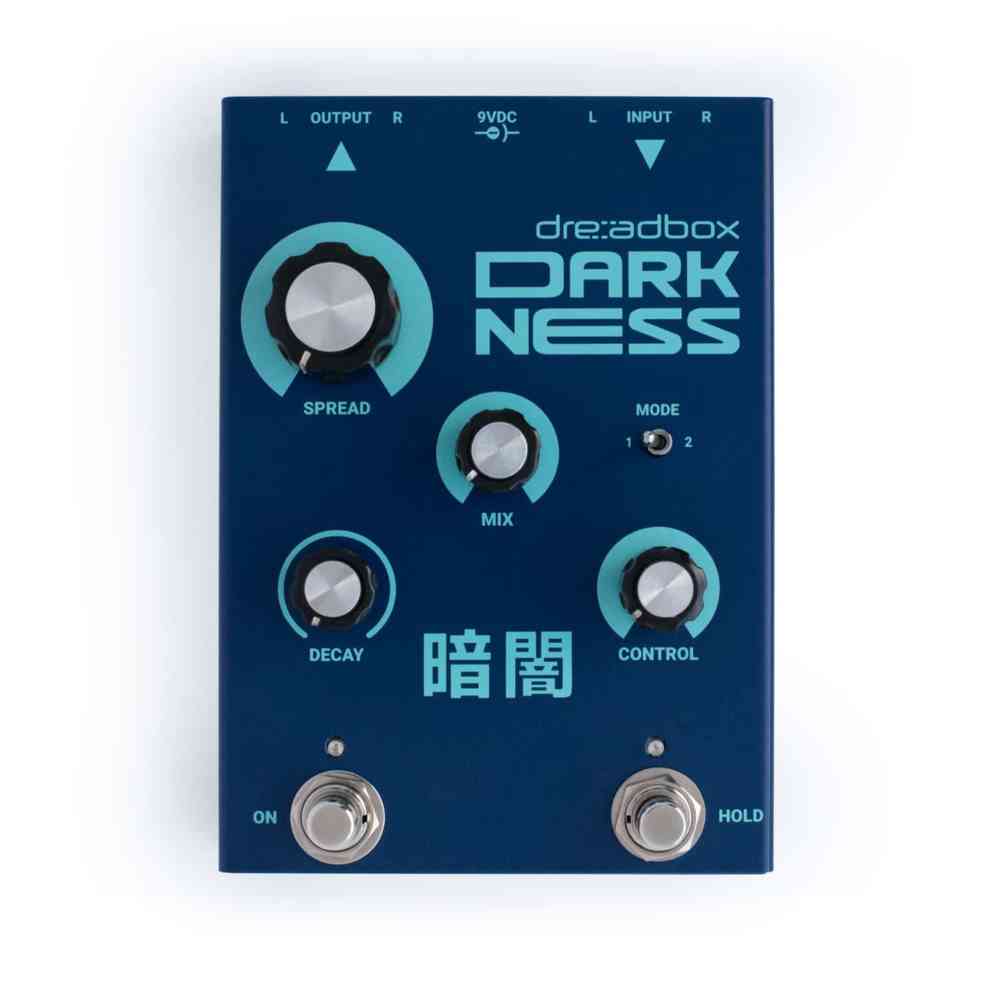 Dreadbox Darkness Stereo Reverb FX Pedal