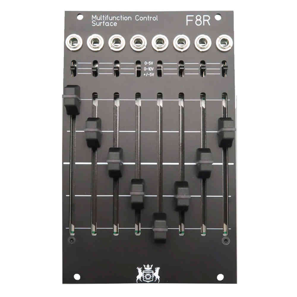 Michigan Synth Works F8R Fader Eurorack Control Module (Black)