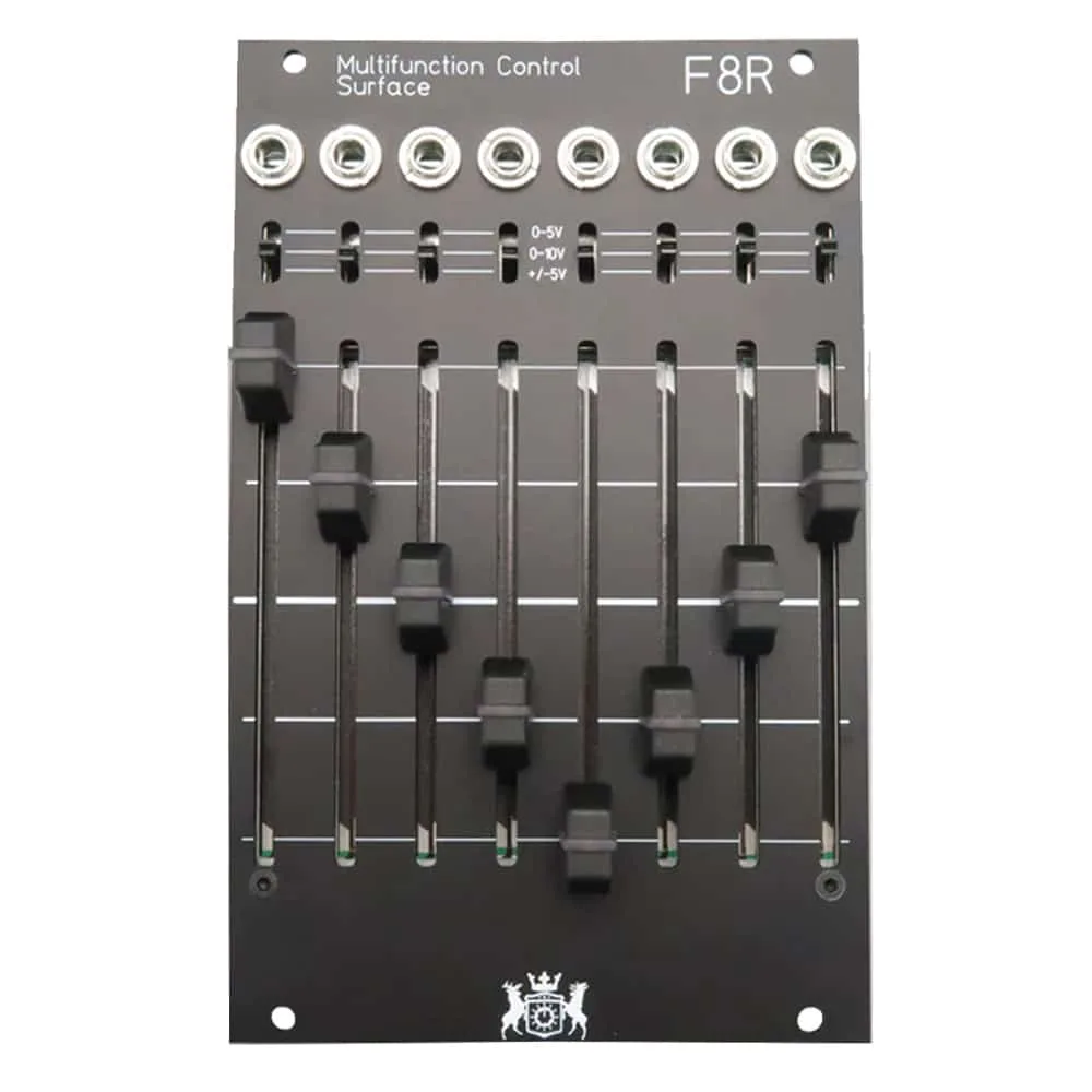 Michigan Synth Works F8R Fader Eurorack Control Module (Black