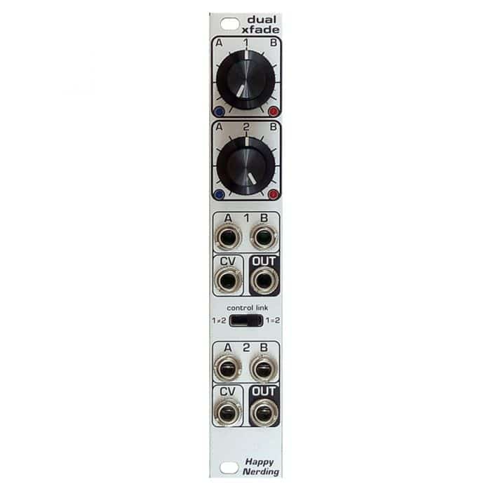 Happy Nerding Dual xFade Crossfader Eurorack Module (Silver)