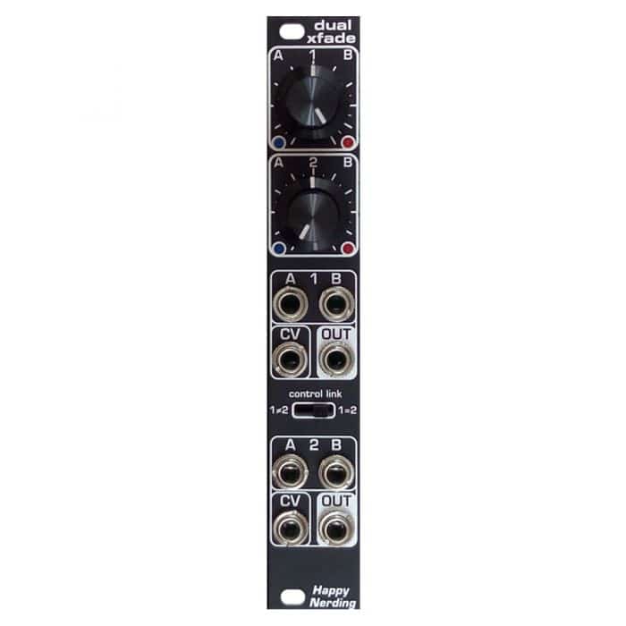 Happy Nerding Dual xFade Crossfader Eurorack Module (Black)