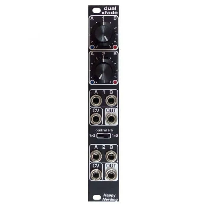 Happy Nerding Dual xFade Crossfader Eurorack Module (Black