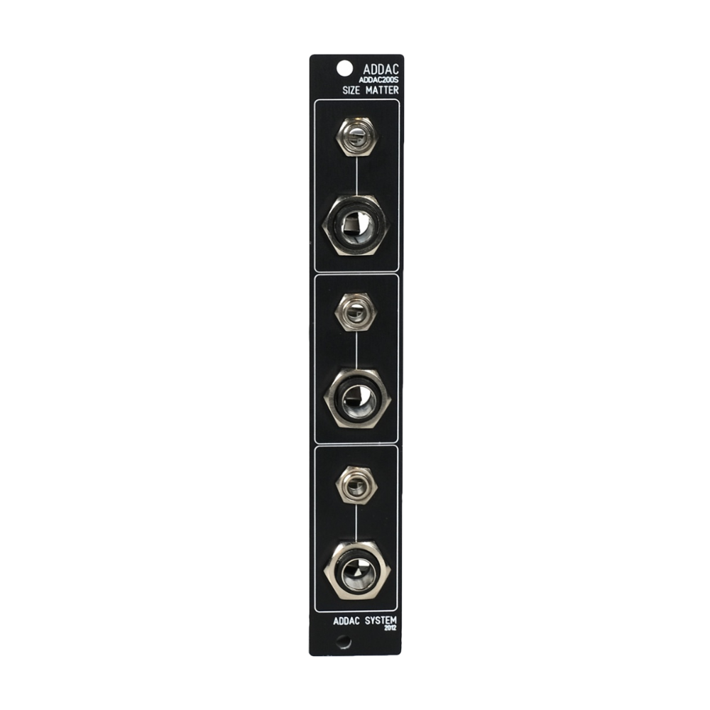 ADDAC 200S Size Matter Eurorack Module (Black)