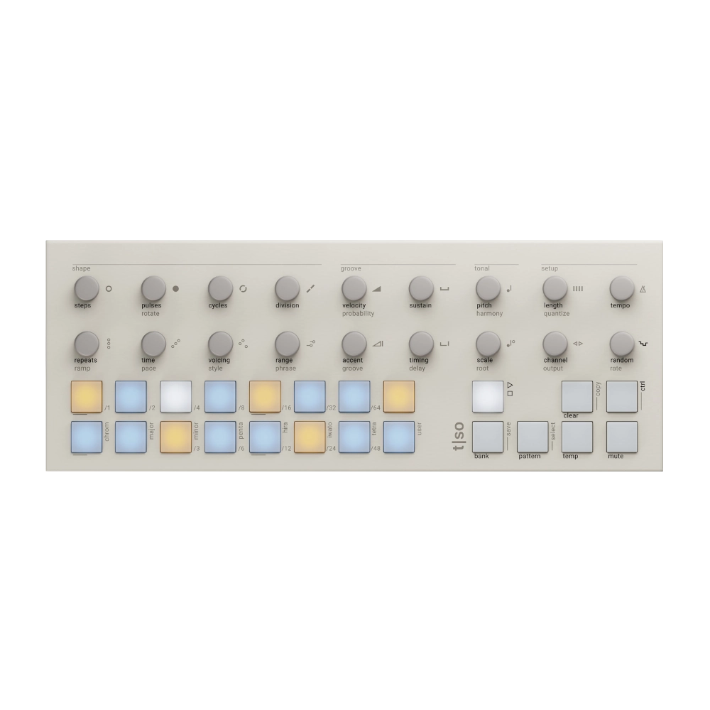 Torso Electronics T1 Algorithmic Desktop Sequencer (White Edition