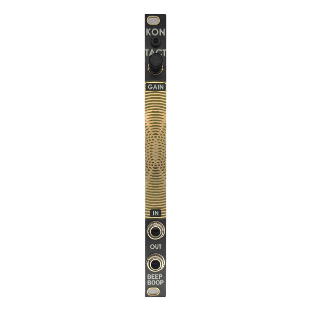 BeepBoop Electronics Kontact Mic Amplifier Eurorack Module
