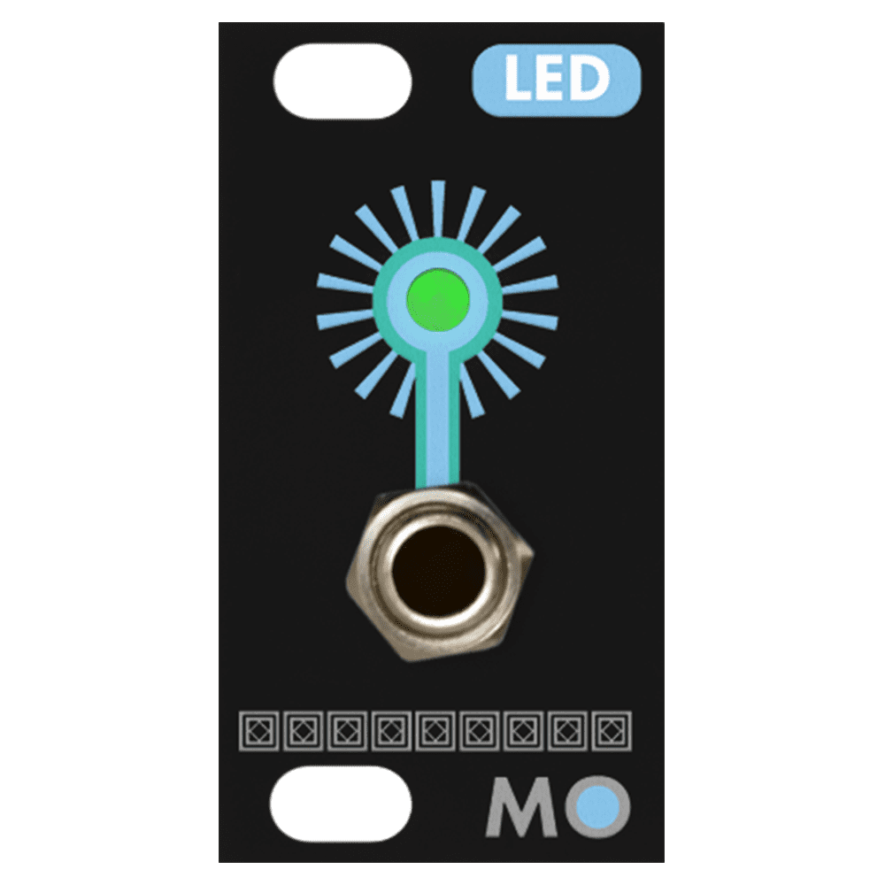 Mosaic LED 1U Eurorack Module (Black)