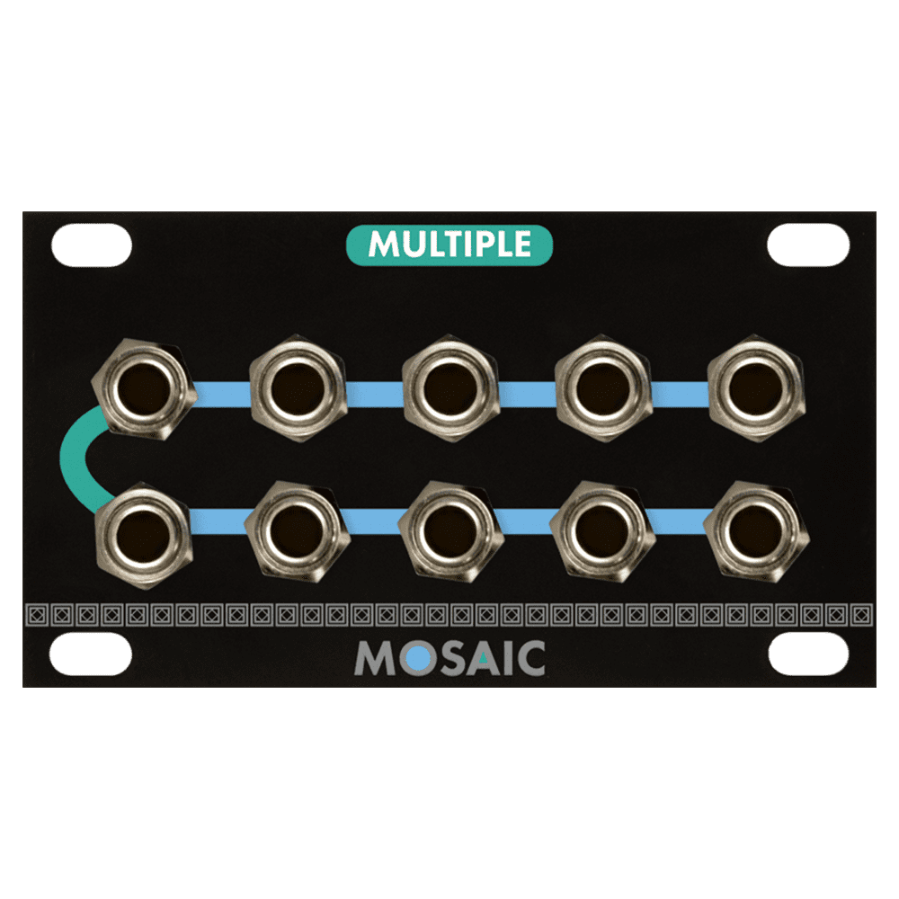 Mosaic Multiple 1U Eurorack Passive Mult Module (Black)