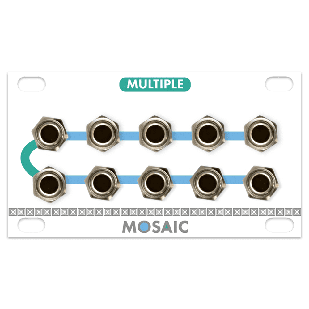 Mosaic Multiple 1U Eurorack Passive Mult Module (White)