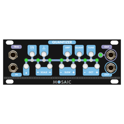 Mosaic Quantizer 1U Eurorack Module (Black)
