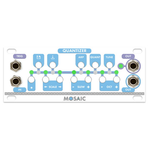Mosaic Quantizer 1U Eurorack Module (White)