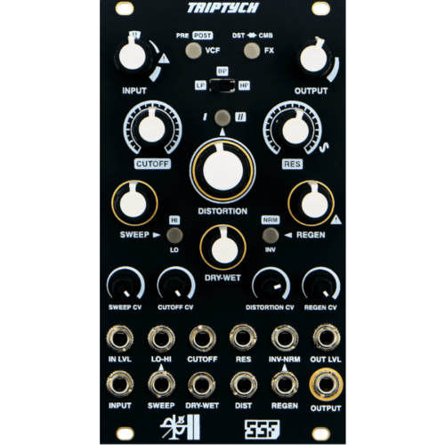 Steady State Fate Triptych Eurorack Filter, Flanger and Distortion Module