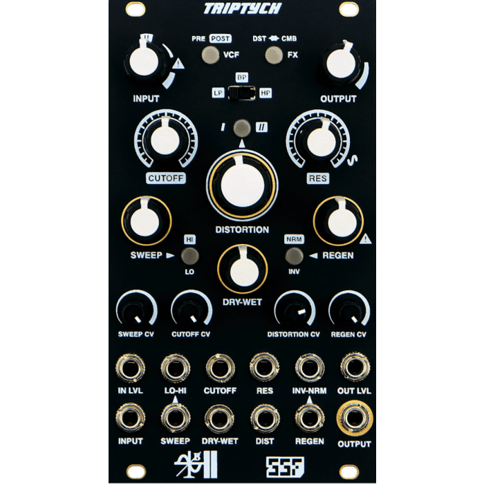 Steady State Fate Triptych Eurorack Filter, Flanger and Distortion Module