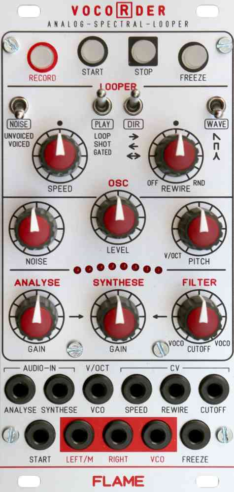 Flame Instruments Voco[r]der Analog Vocoder Eurorack Looper Module