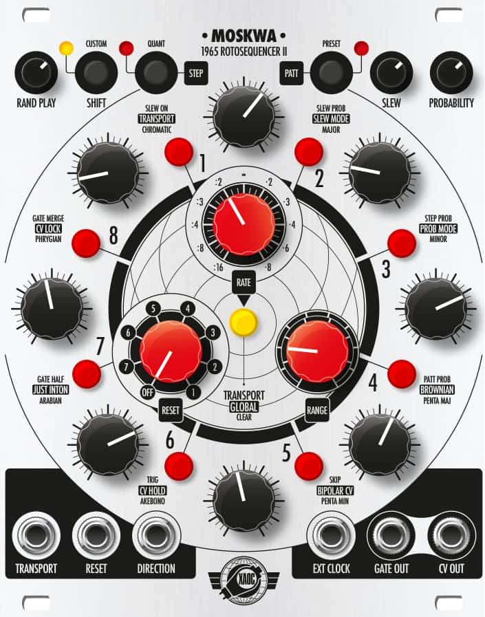 Xaoc Devices Moskwa II Eurorack Sequencer Module