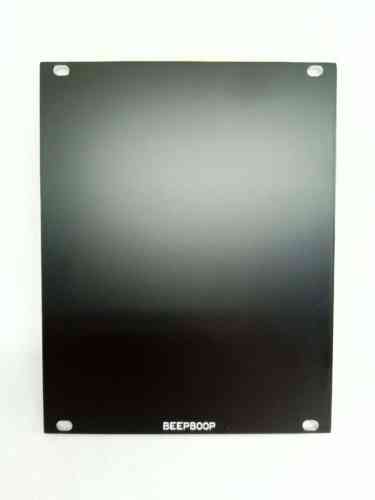 BeepBoop Electronics Eurorack Blank Panel (3U 20hp Black)