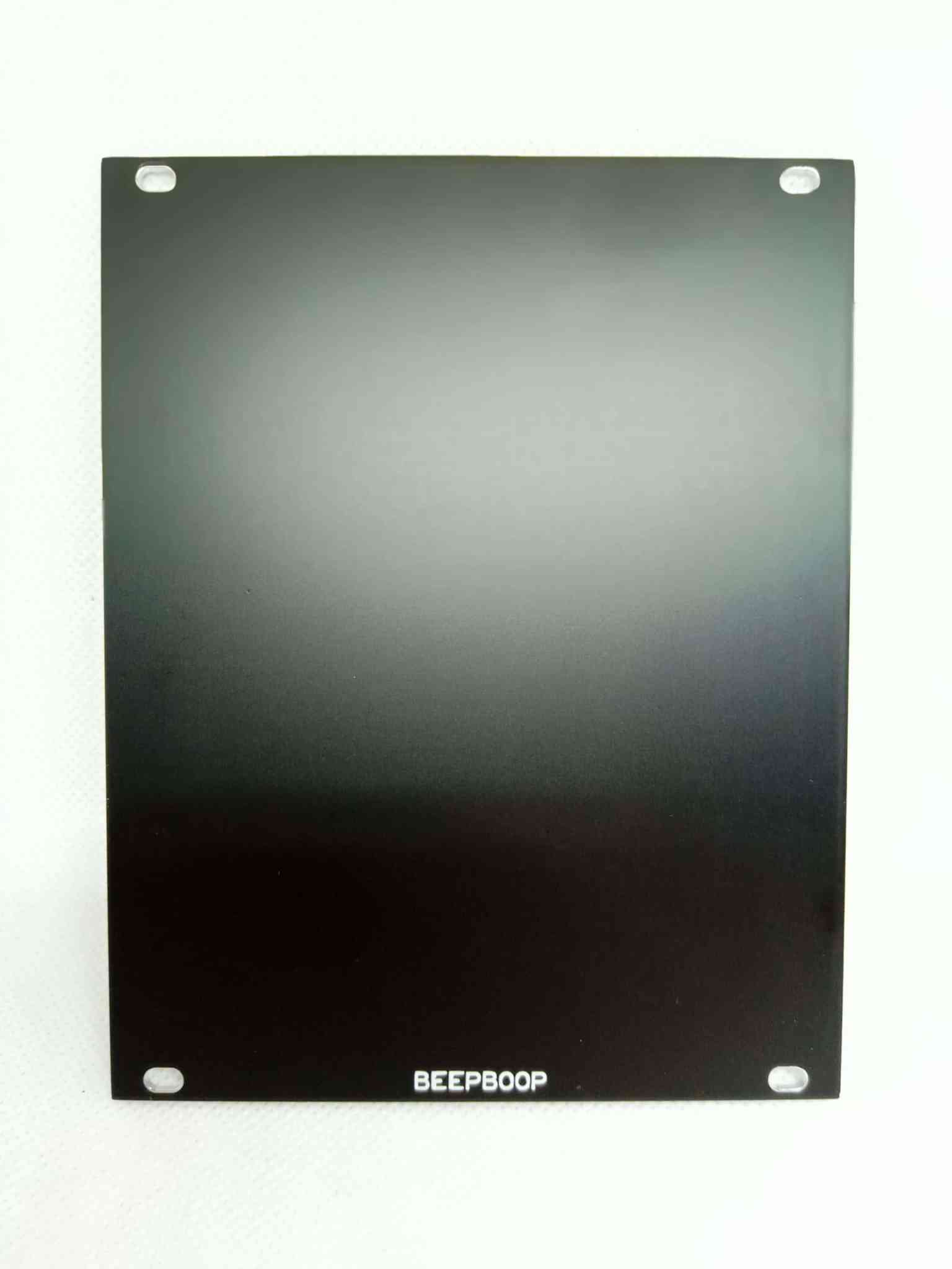 BeepBoop Electronics Eurorack Blank Panel (3U 20hp Black)