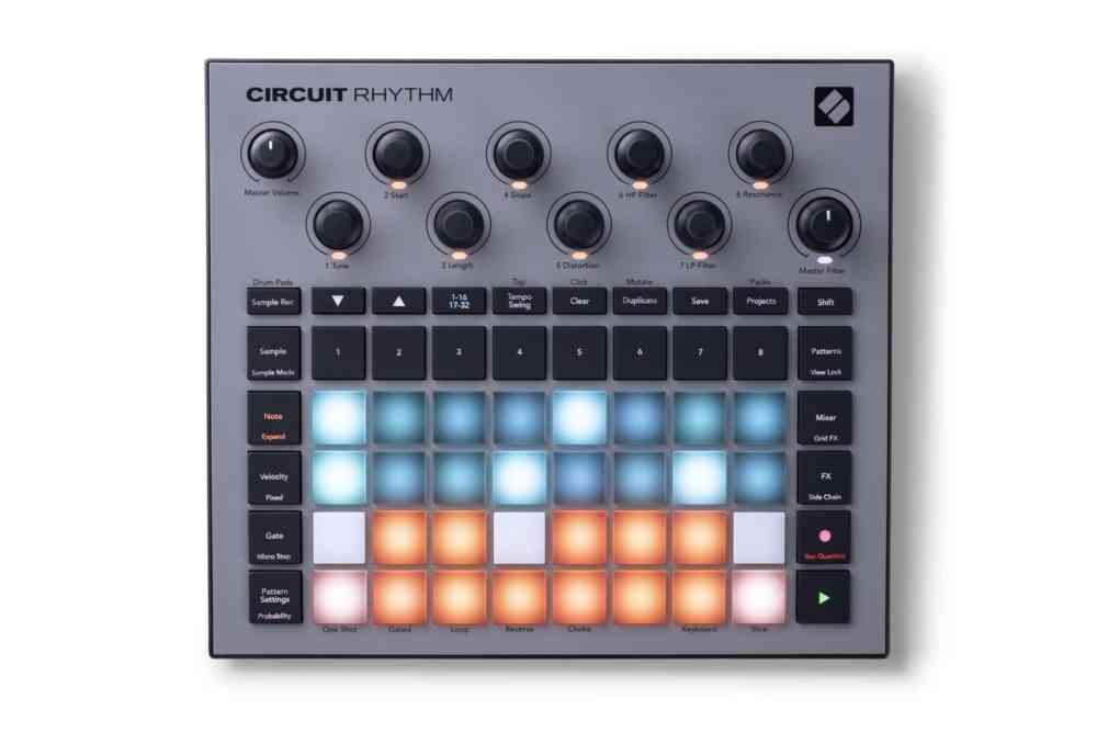 Novation Circuit Rhythm Standalone Desktop Sampler and Groovebox