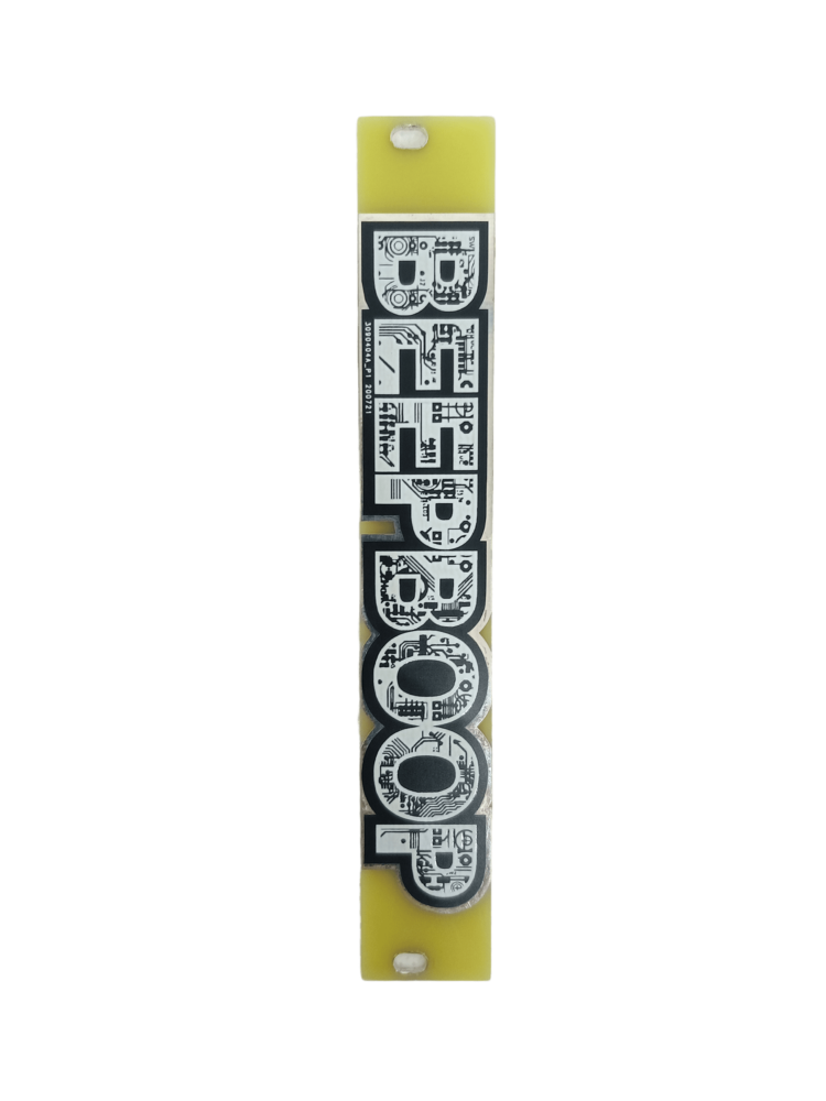 BeepBoop Electronics Eurorack Blank Panel (3U 4hp Translucent)