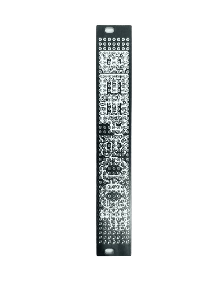 BeepBoop Electronics Eurorack Blank Panel (3U 4hp Perfboard Black)
