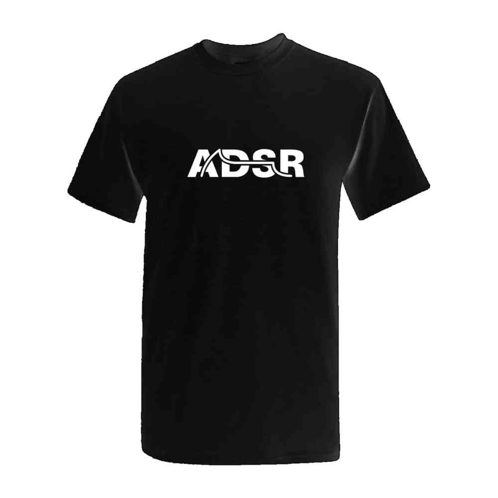 Synth Shirts – ADSR (Black) – Small