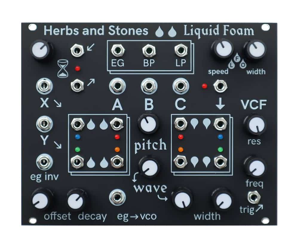 Herbs and Stones Liquid Foam Eurorack Modular Synthesizer