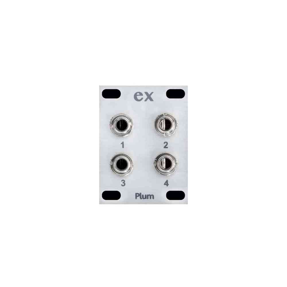 Plum Audio ex6 CV Expander Eurorack Module (Silver)