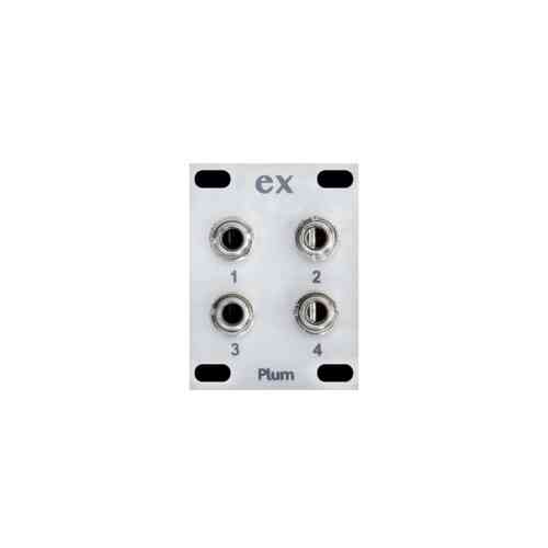 Plum Audio ex6 CV Expander Eurorack Module (Silver)