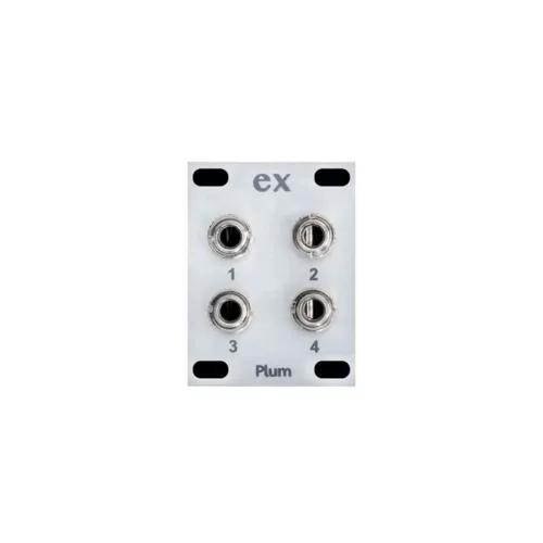 Plum Audio ex6 CV Expander Eurorack Module (Silver)
